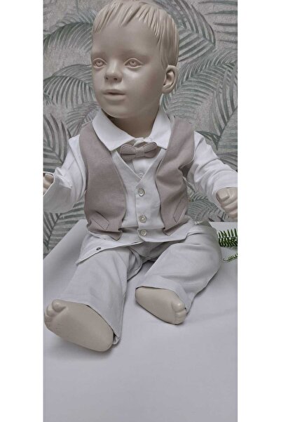 Mymio Şık Erkek 3'lü Yelekli Takım