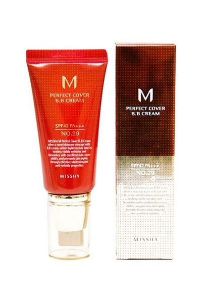 Missha M Perfect Cover BB Cream SPF 42 PA+++ No. 29 Beige Caramel