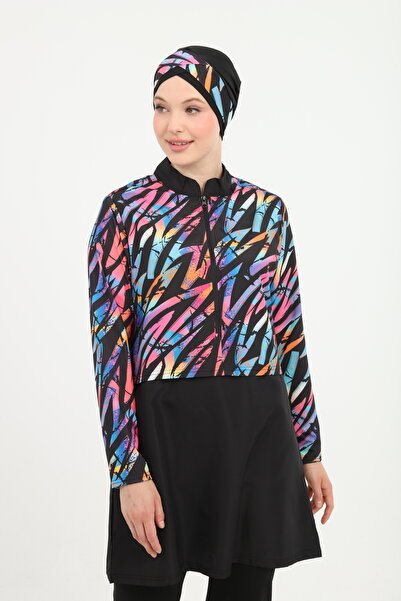 Sonne's Su İticili Hızlı Kuruyan 3'lü Tam Kapalı Tesettür Mayo Takımı