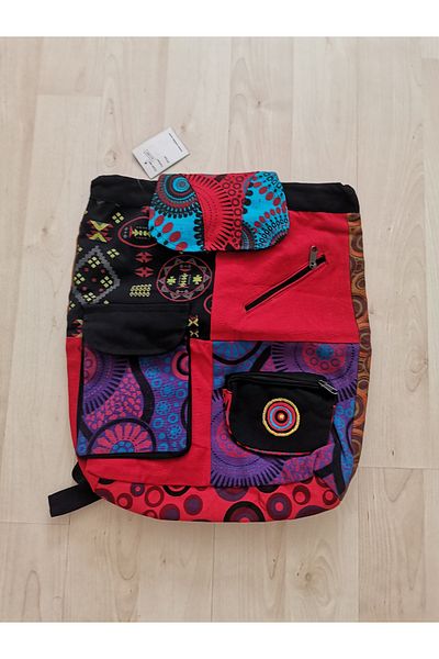 ZTO Women's Ethnic Pattern Backpack