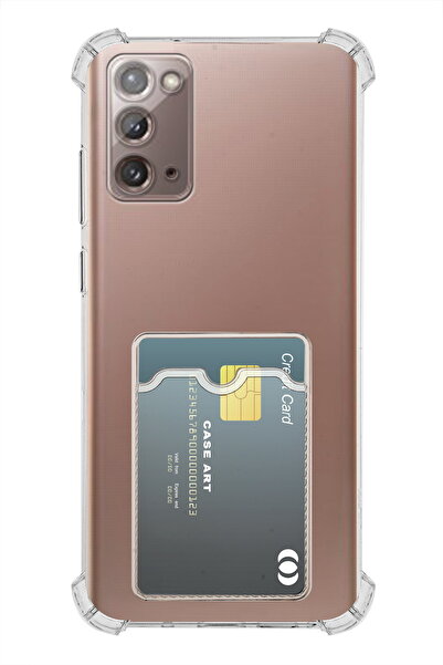CaseArt Samsung Note 20 Kapak Kamera Korumalı Kartlıklı Darbe Emici Özellikli...