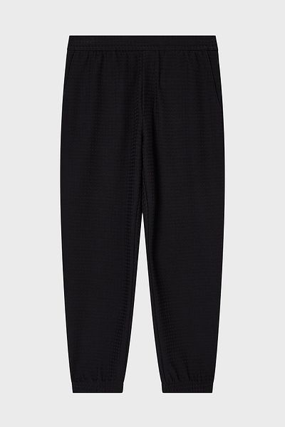 Emporio Armani Jacquard Regular Fit Elastic Waist Elastic Leg Trousers Men Pants Em003443 Af137