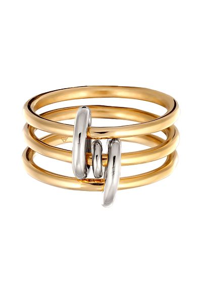 ELLI Ring Ring ohne Steine Damen Knoten 925 Sterling Silber Party / Silvester