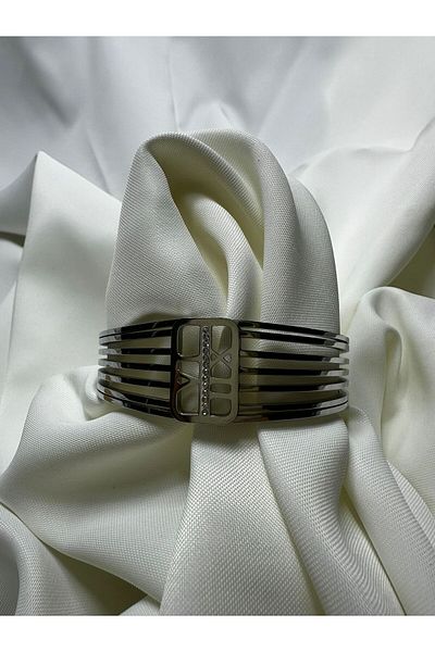 Mutenaura Stainless Steel Handcuff Bracelet
