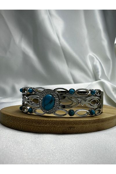 Mutenaura Stainless Steel Handcuff Bracelet