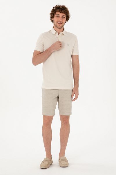 U.S. Polo Assn. Men's Light Blue Woven Shorts 50300443-Vr003