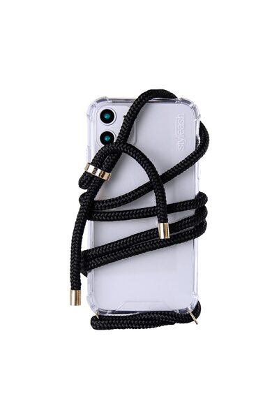 STYLEASH Husa transparenta cu snur integrat Styleash, Huawei Mate 20