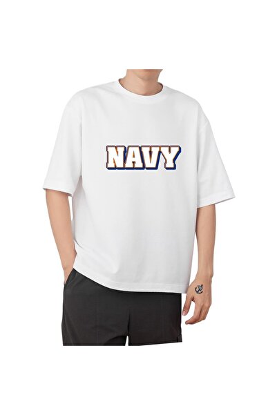 Bahriyeli Collection Tricou unisex cu design pentru piept din litere extrudat...