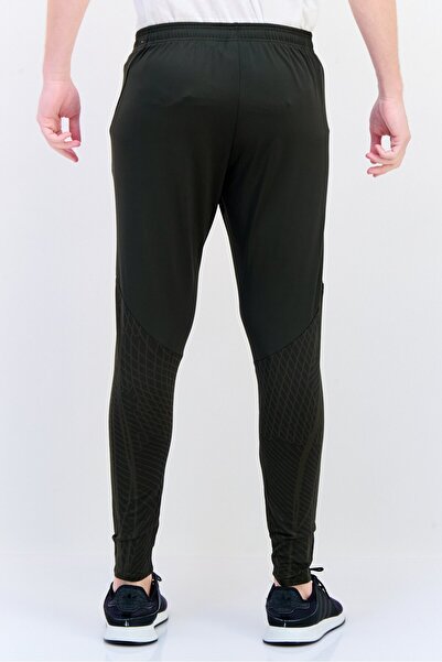 Nike Men Slim Fit Embroidered Football Track Pants, Army Green