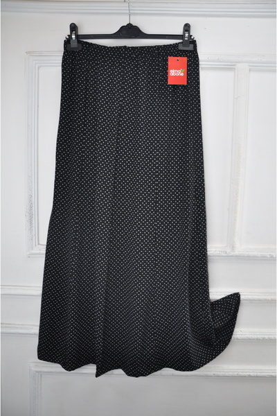 elma abone Plus Size Pigment Combed Cotton Elastic Mother's Skirt