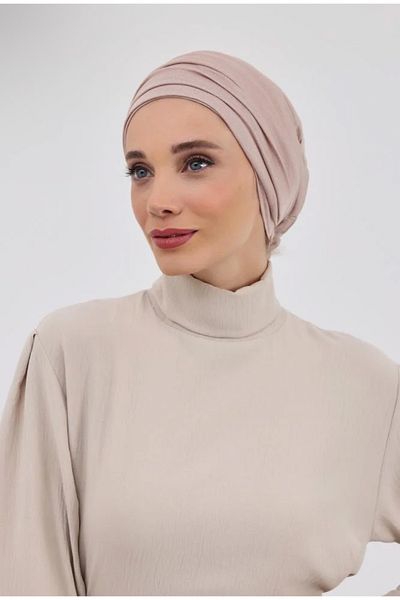 HIJAB VIP Two-piece Italian cotton turban - tie