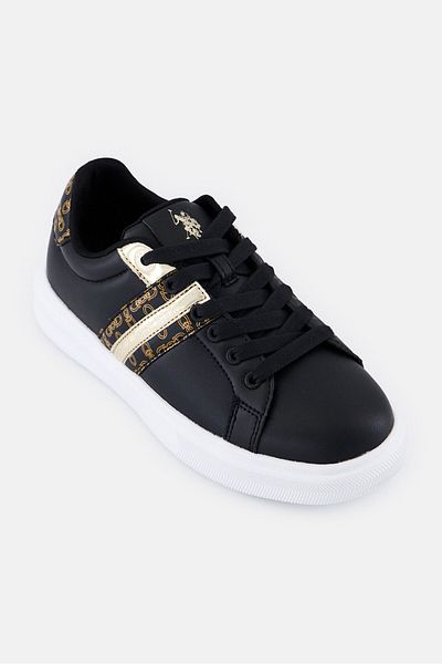 U.S. Polo Assn. Women Lesli 4 Fx Lace Up Outdoor Shoes, Black
