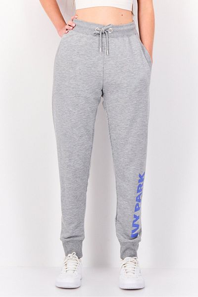 Ivy Park Women Sportswear Fit Drawstring Outdoor Sweatpants, Grey