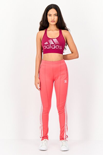 adidas Women Slim Fit Outdoor Track Pants, Dark Pink