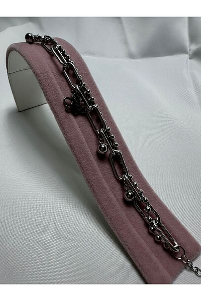 Mutenaura Pass. Steel Design Bracelet Unisex