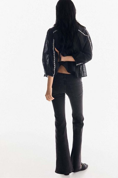 H&M Flared Low Jeans