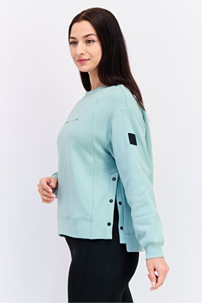 Giordano G-Motion Women Sportswear Fit Long Sleeve Training Sweatshirt, Green