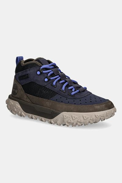 Timberland Greenstride Motion 6 Mid Lace up Sneaker Men's Navy Blue Boots Tb0A6Cw1Ep21