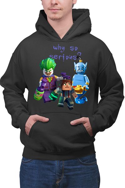 OEM Hanorac Barbati Joker Why Serious Alladin Spirit Minecraft Game