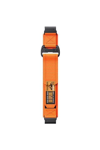 Choice 26mm Orange 22MM 26MM Woven Nylon Watchband For Garmin Fēnix8 E 6 6X 5 5X Plus Quick Fit Loop Strap