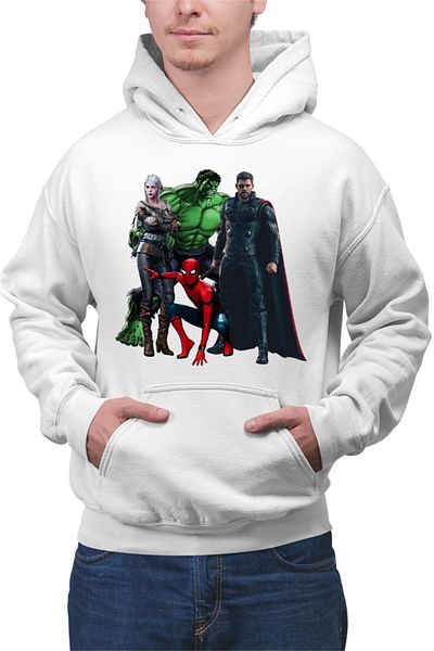 OEM Men's Hoodie Witcher Ciri Magician Spiderman Captain America
