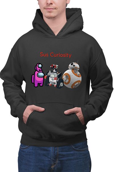OEM Men's Hoodie Amon Curiosity NASA Star Wars Robots