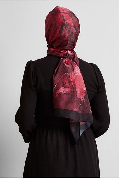 Alvina Patterned Shawl 8549