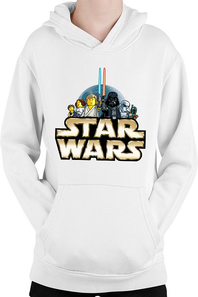 OEM Star Wars Princes Darth Vader Planets Laser Kids Hoodie