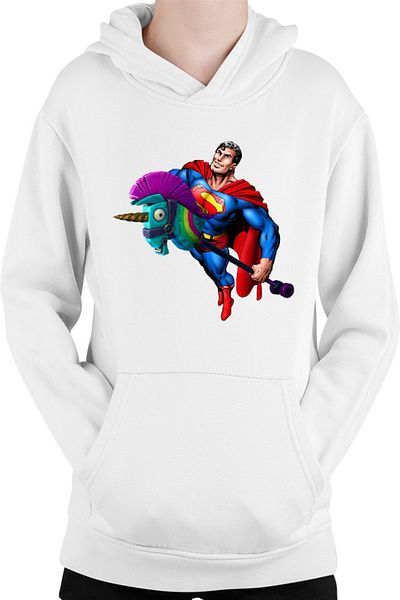 OEM Hanorac Copii Superman Fortnite Horse Colorfull Troll Fly Happy Smilling