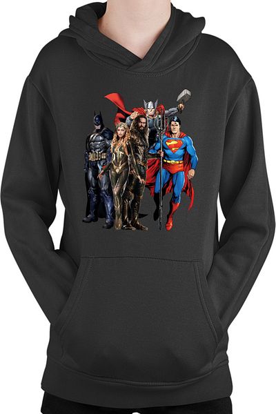 OEM Kids Hoodie Aquaman Superman Batman Thor Superheroes Marvel