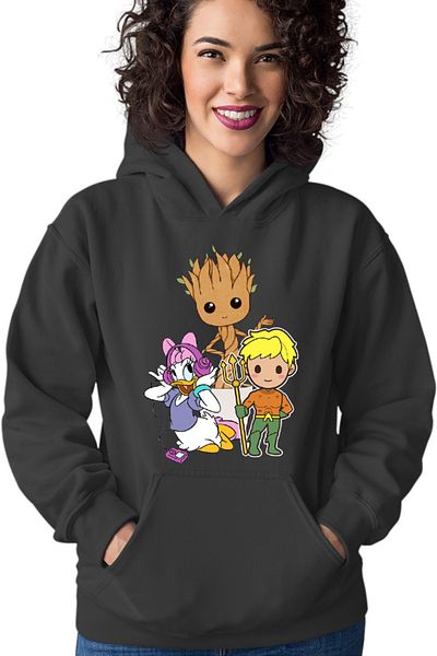 OEM Hanorac Femei Aquaman Baby Groot Daisy Duck Cartoon