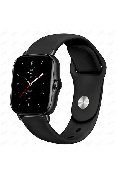 Choice 22mm watch band black 2 22mm Silicone band For Amazfit GTS 3/2/2e/GTS2 Mini/GTR 42mm/47mm/GTR 3/3 Pr
