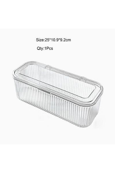 Choice N-106 10 قطع صندوق تخزين أظافر أكريليك شفاف مقاوم للغبار منظم سفر للأظافر الصناعية في الصالونات P