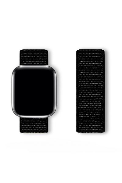 Hurtel Pasek Sport Loop do Apple Watch 38/40/41 - czarny