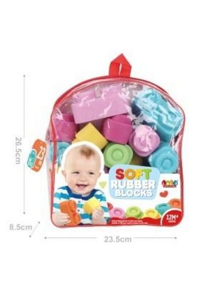 OEM LUNA LUX Set 23 cuburi - Soft Rubber Blocks