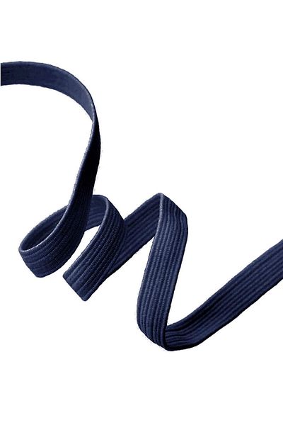 hapshoe Μπλε Navy 20 mm 5 mt Ανθεκτικό Σκληρό Επίπεδο Ελαστικό Λάστιχο