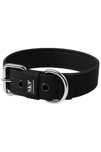 SK9 Zgardă pentru câini de talie mare SK 9 Classic-ai, Negru L: Reglabil 50cm - 58cm