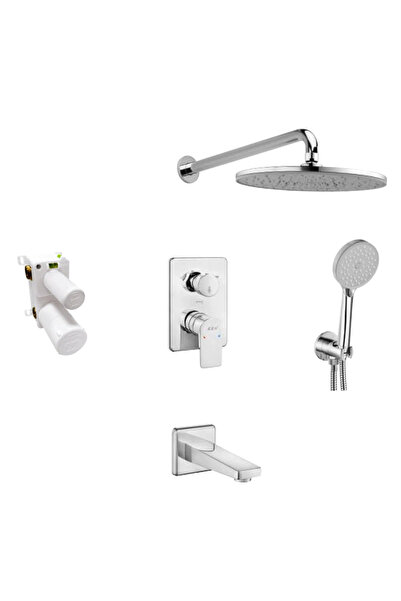 Eca Dalia Concealed Shower System 3 Way Set