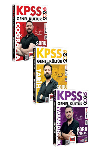 Yargı Yayınları 2026 KPSS Genel Kültür Tamamı Çözümlü Coğrafya+Tarih+Vatandaş...