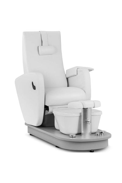 Physa Fotel kosmetyczny podologiczny do pedicure z brodzikiem elektryczny HAVANA - biały