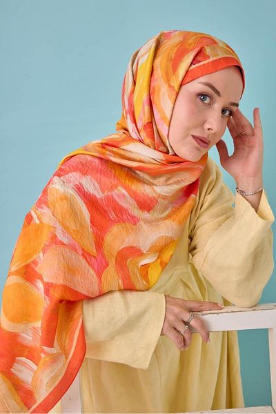 Mahal Silkhome Rose Pattern Mayda Shawl