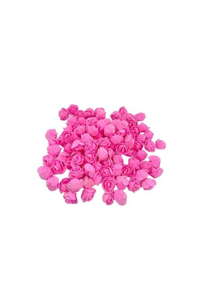 OEM Set 100 foam roses, pink, 3.5 cm