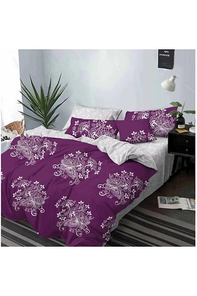 OEM Double Bedding Set, 6 Pieces, 245x250 cm, Multicolor, M6