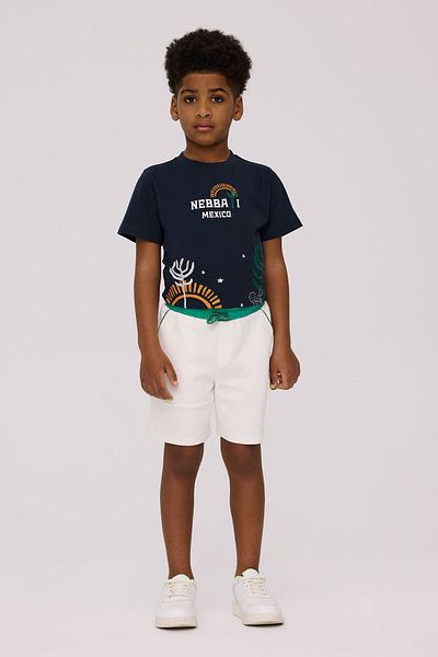 Nebbati Boy Ecru Shorts