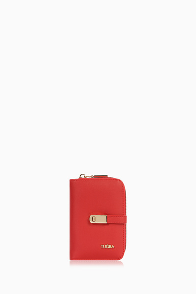 Tuğba Bantlı Mini Cüzdan - Kırmızı