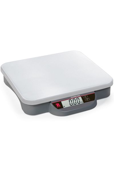 shumee Cântar portabil cu platformă pentru depozit OHAUS COURIER 1000 LCD 32x28cm 75Kg / 50g