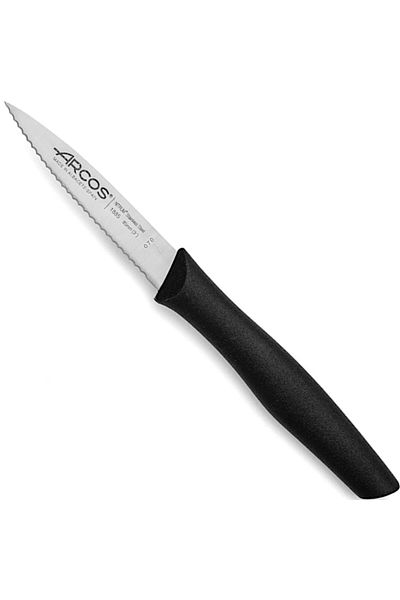 ARCOSS Cuțit zimțat NOVA pentru curățarea fructelor și legumelor, lungime 85/200 mm