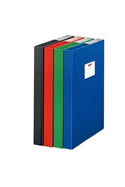 Herlitz Dosar A4 din carton lucios, culori asortate, material carton, 1 bucată
