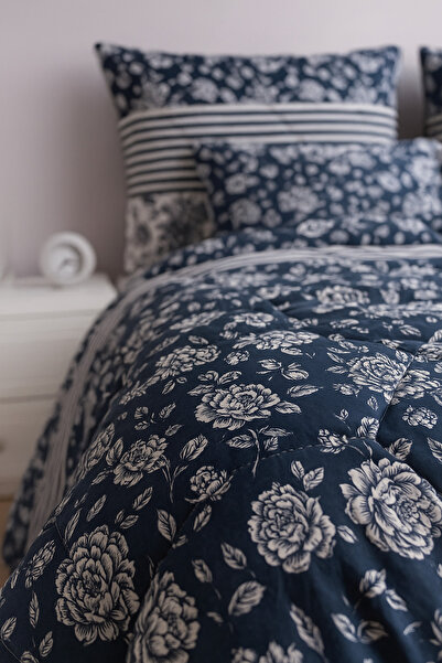 Mislina Home Cayprus Single Quilted Filled Pique 4 Season Honeycomb Dsn | Pillow Case Gift | 160X230Cm