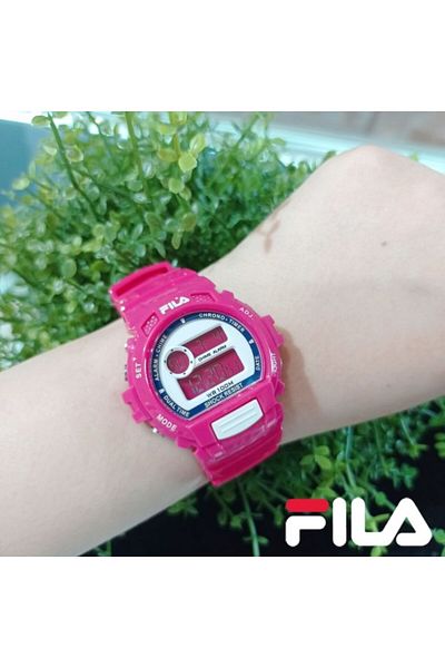 Fila Kids Girls Digital Watch, Pink 38-191-104, 40 mm